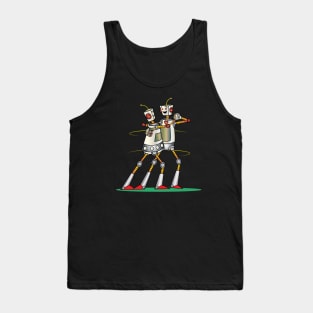 Robot Love Valentine Tank Top